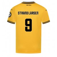 Echipament fotbal Wolves Jorgen Strand Larsen #9 Tricou Acasa 2024-25 maneca scurta